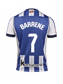 Real Sociedad Ander Barrenetxea #7 Domaci Dres 2025-26 Kratak Rukavima